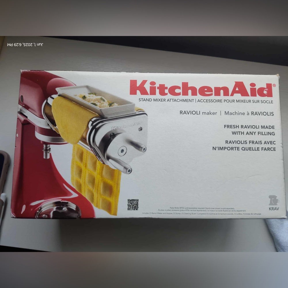 KitchenAid Silver Pasta Maker Attachment